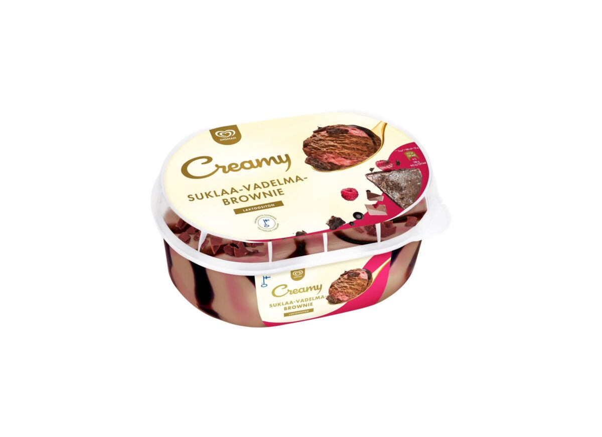 Ingman-Creamy Suklaa-vadelma-brownie – Marketim – Gıda Reyonu